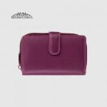 Кошелек кожаный женский VISCONTI R13 Carmelo c RFID  Plum Multi  