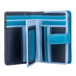 Кошелек женский кожаный VISCONTI RB51 c RFID  Blue Multi  