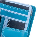 Кошелек женский кожаный VISCONTI RB51 c RFID  Blue Multi  