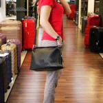 Сумка Женская Кожаная VALIENTE 892 Средняя Отделение на металлической молнии Shantal Black PRADA Black Черный