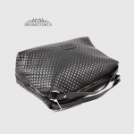 Сумка Женская Кожаная VALIENTE 892 Средняя Отделение на металлической молнии Shantal Black PRADA Black Черный