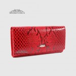 Кошелек женский CANPELLINI 2037 Классический На прямую купюру На кнопке  P326 RED LAK Красный  Красный