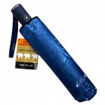Женский зонт полуавтомат Три Слона 34037 BLUE Satin, Синий