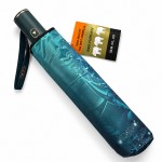 Женский зонт полуавтомат Три Слона 34037 GREEN Satin, Зеленый