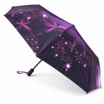 Женский зонт полуавтомат Три Слона 34037 VIOLET Satin, Фиолетовый