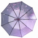 Женский зонт полуавтомат Три Слона 34037 VIOLET Satin, Фиолетовый