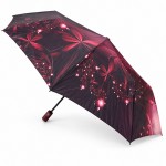 Женский зонт полуавтомат Три Слона 34037 BURGUNDI Satin, Бордовый