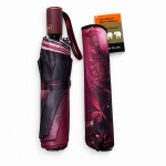 Женский зонт полуавтомат Три Слона 34037 BURGUNDI Satin, Бордовый