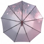 Женский зонт полуавтомат Три Слона 34037 BURGUNDI Satin, Бордовый
