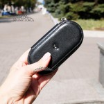 Ключница TERGAN 0096 на молнии SIYAH VEGETAL Черный