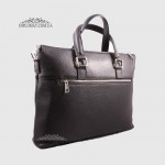 Сумка Для Ноутбука и документов А4 GIADA PELLE 425544 Кожаная На одно отделение с Ремнем через плечо BLACK floater Черный