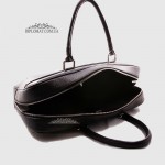 Сумка мужская Messenger GIADA PELLE 9002 Кожаная Ремень через плечо Закрывается клапаном BLACK vegetal Черный