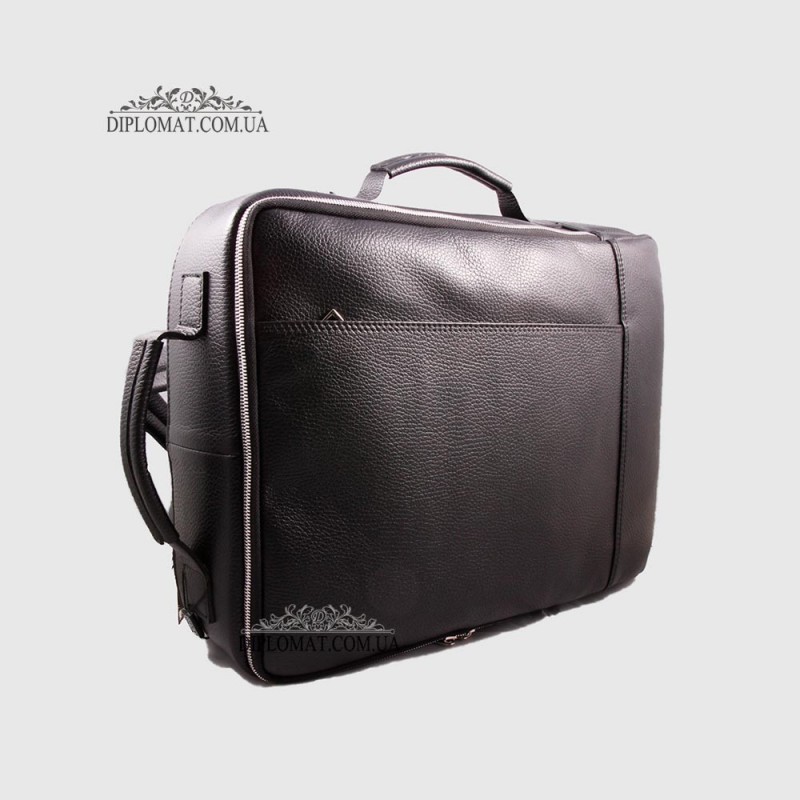 Рюкзак мужской GIADA PELLE 425597 Дорожный Под ноутбук и документы А4 BLACK floater Черный