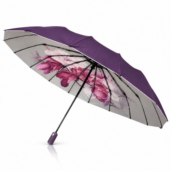 Зонт женский автомат Три Слона 7569 Polyester VIOLET