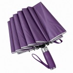Зонт женский автомат Три Слона 7569 VIOLET, фиолетовый 16 спиц