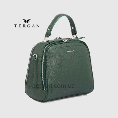 Сумка Сундук женская Кожаная TERGAN 79135 YESIL FLOATER
