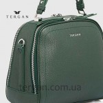 Сумка Сундук женская Кожаная TERGAN 79135  YESIL FLOATER Зеленый