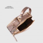 Сумка Сундук женская Кожаная TERGAN 79135  BRONZ PERLA MIMOZA 