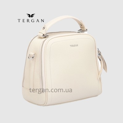 Сумка Сундук женская Кожаная TERGAN 79135 BEJ FLOATER