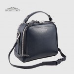Сумка Сундук женская Кожаная TERGAN 79135  LACIVERT FLOATER Темно Синий