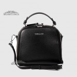Сумка Сундук женская Кожаная TERGAN 79135  SIYAH FLOATER Черный
