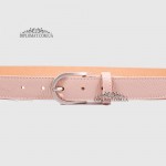 Ремень женский GIADA PELLE BELT 202107 Кожаный Универсальный PUDRA FLOATER Розовый
