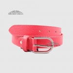 Ремень женский GIADA PELLE BELT 202107 Кожаный Универсальный PINK floater Красный/Розовый