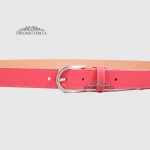 Ремень женский GIADA PELLE BELT 202107 Кожаный Универсальный PINK floater Красный/Розовый