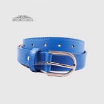 Ремень женский GIADA PELLE BELT 202107 Кожаный Универсальный D.BLUE  floater Синий