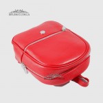 Рюкзак женский KARYA 6005 Кожаный 46 RED Красный/Розовый