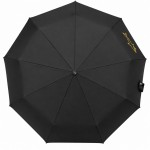 Дизайнерский мужской зонт автомат Три Слона TSL-661B Shark Black черный 