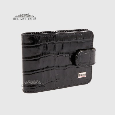 Визитница кожаная для дисконтных карт BUTUN 859 006001 Black