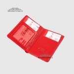 Обложка под ID паспорт BUTUN 153 Кожаная 004006 Красный