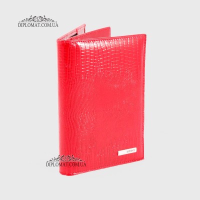 Обложка для автодокуменов KARYA 433 074 Red Lack