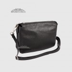 Сумка Женская Кожаная EMANUELA FERRETTI 85032 Ремень через плечо BLACK floater Черный
