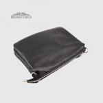 Сумка Женская Кожаная EMANUELA FERRETTI 85032 Ремень через плечо BLACK floater Черный