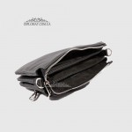 Сумка Женская Кожаная EMANUELA FERRETTI 85032 Ремень через плечо BLACK floater Черный