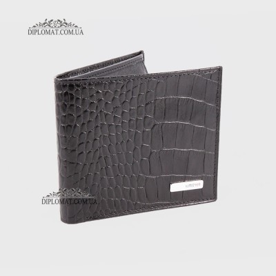 Портмоне мужское KARYA 0459 53 Black Croco