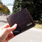 Портмоне мужское KARYA 0459  57 Темно Коричневый