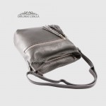 Сумка Женская BELLINI Vaglia Кожаная С Ремнем через плечо D.GREY  floater Черный