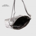 Сумка Женская BELLINI Vaglia Кожаная С Ремнем через плечо D.GREY  floater Черный