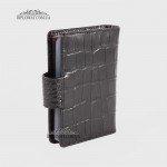 Визитница KARYA 0014  53 из кожи черная