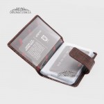 Визитницы кожаные для дисконтных карт KARYA 0014  57 из кожи