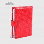 Визитницы кожаные для дисконтных карт KARYA 0015  122 Красная 