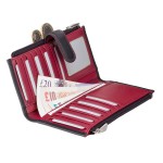 Кошелек женский VISCONTI CD23 Jade  Black Red   