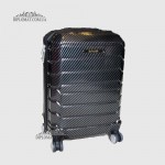 Чемодан поликарбонат на колесах GUARD 010603 CARBON BLACK Черный Маленький 21*50*33 cm 2,47 кг 
