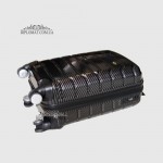 Чемодан поликарбонат на колесах GUARD 010603 CARBON BLACK Черный Маленький 21*50*33 cm 2,47 кг 