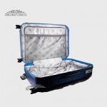 Чемодан поликарбонат на колесах GUARD 010603 Calanthe D.BLUE/Т.Синий  Размер XL ( 28 x 75 x 47 cm 4,24 кг) 