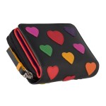 Кошелек женский VISCONTI LV6 Desire  Black Multi Love 