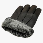 Перчатки мужские BALISA 611 из  натуральной кожи оленя,  подкладка плюш